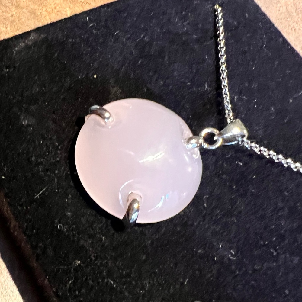 Rose quartz necklace